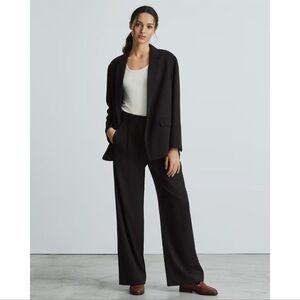 EVERLANE The Way High Drape Pant In Black